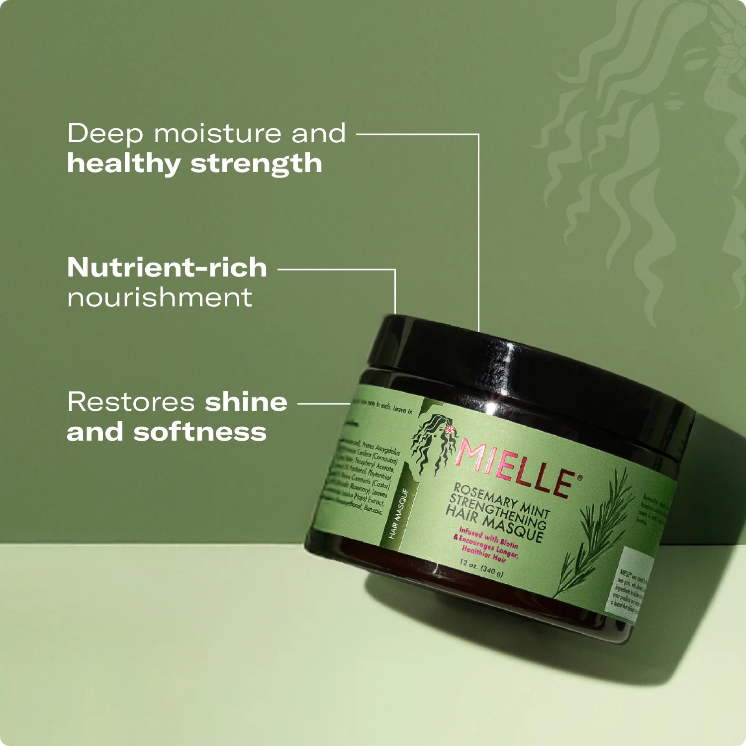 Mielle Rosemary Mint Strengthening Hair Masque