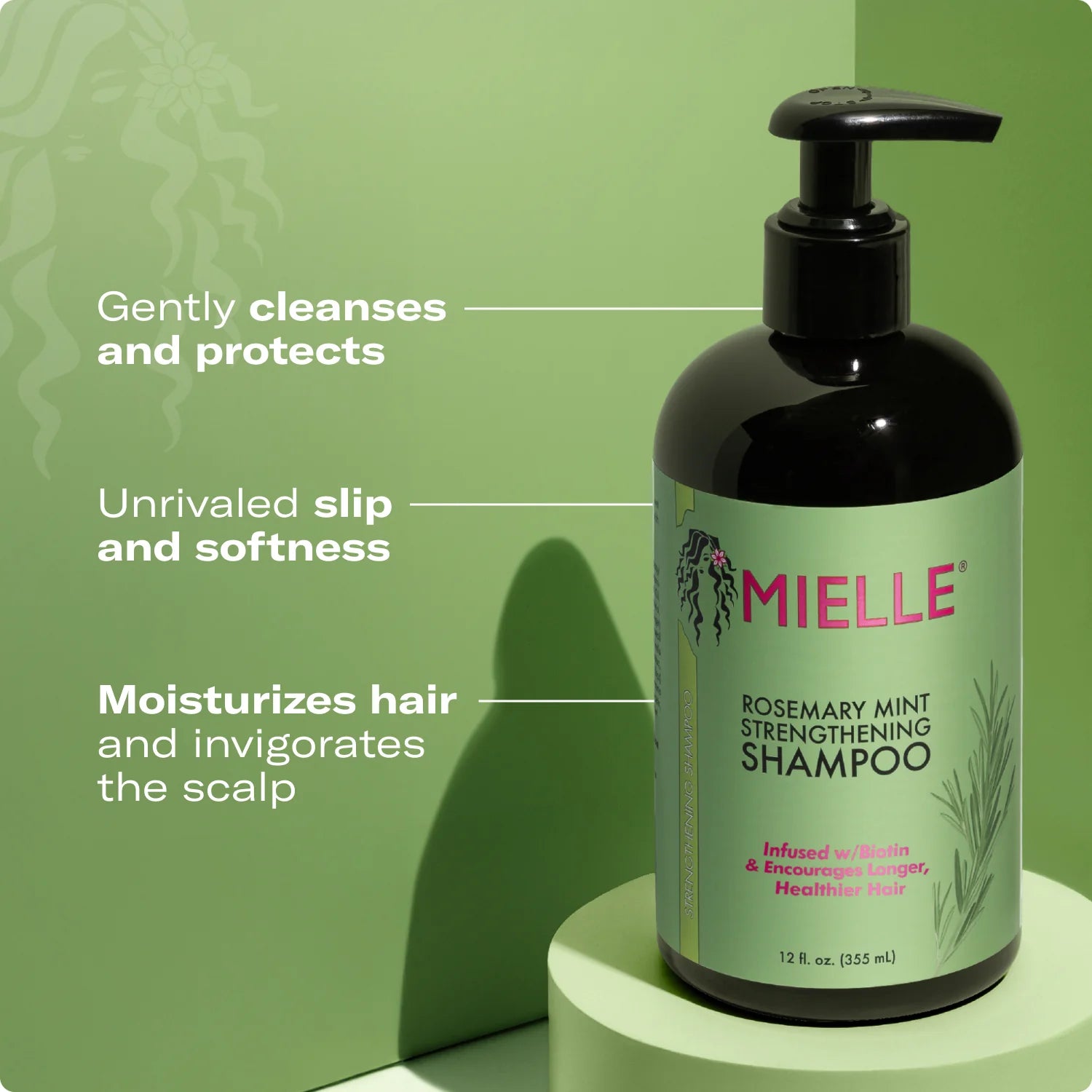 Mielle Rosemary Mint Strengthening Shampoo